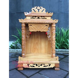 Bàn thờ thần tài gỗ căm xe 60 x 98CM