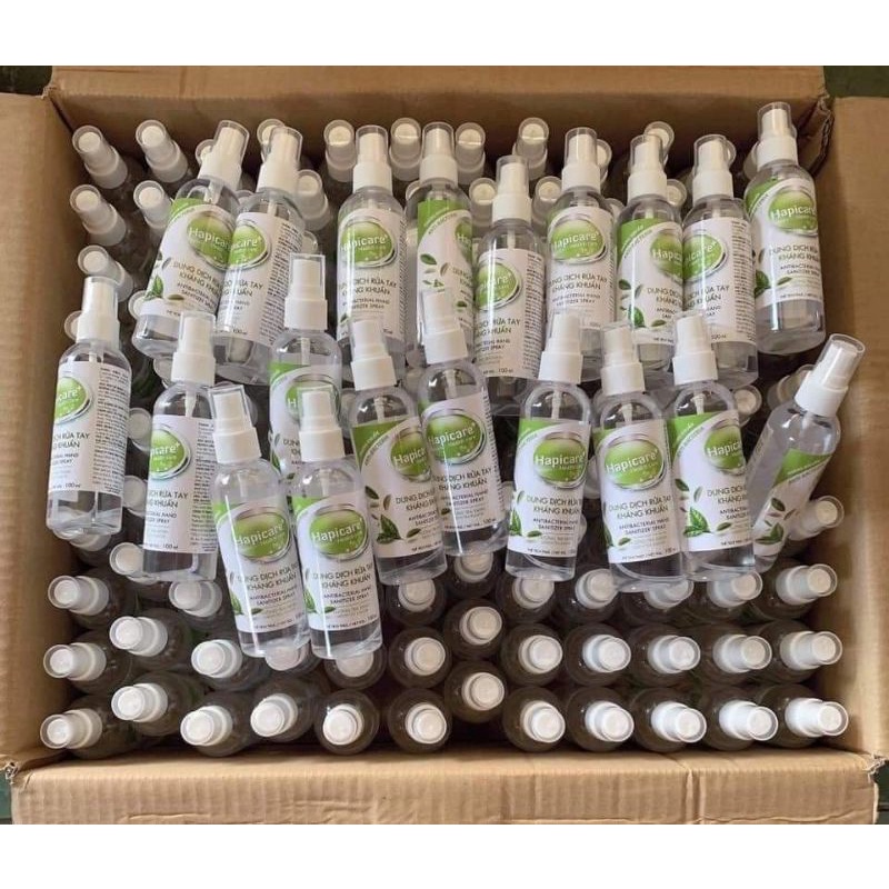 Xịt Rửa Tay Sát Khuẩn Hương Bạc Hà Trà Xanh 100 ML