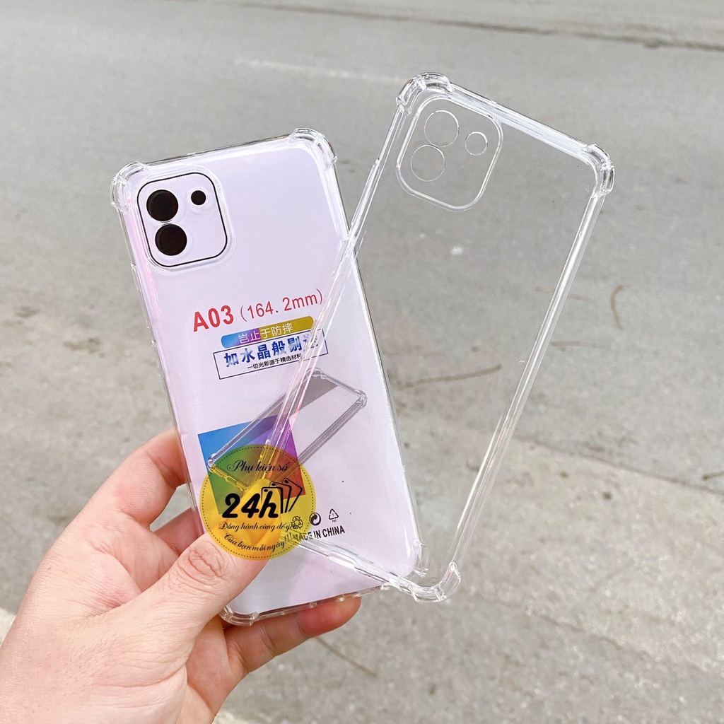 Combo Kính Cường Lực Full Màn Hình Samsung A04 A04S A04E A03 A03 Core A14 5G + Ốp Lưng chống sốc 4 cạnh loại 1