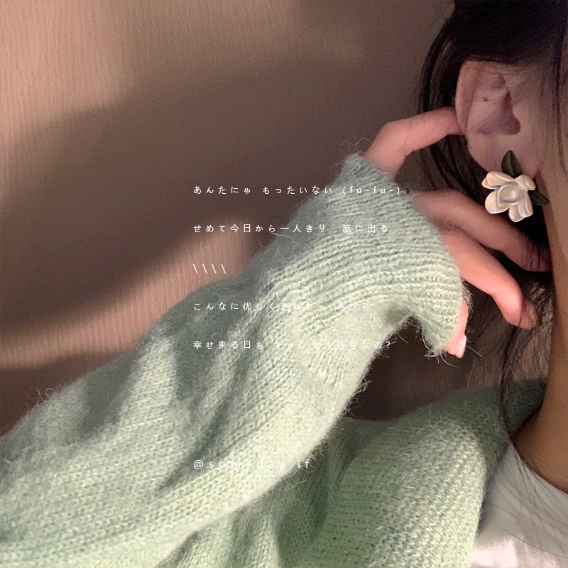 2022 Bông Tai Hoa Phong Cách Baroque Cổ Điển Mới