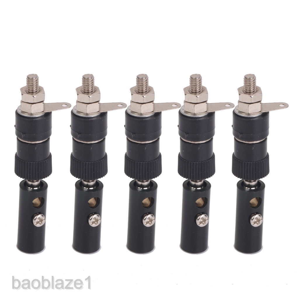 Bộ 20 jack cắm nối cách điện 4mm đỏ + đen