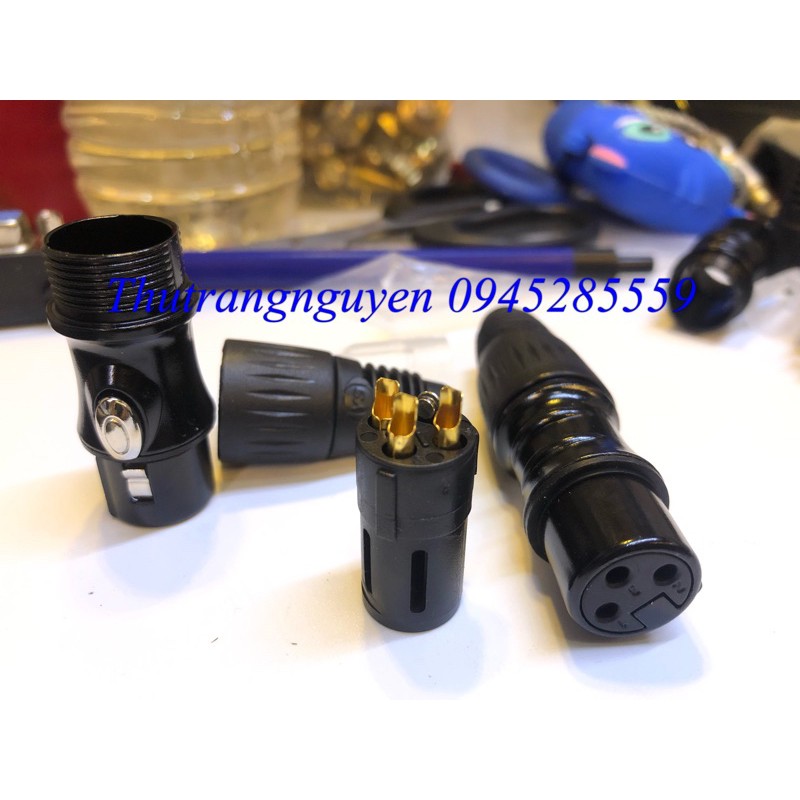 Jack canon XLR 3 chân lõi đồng JsJ