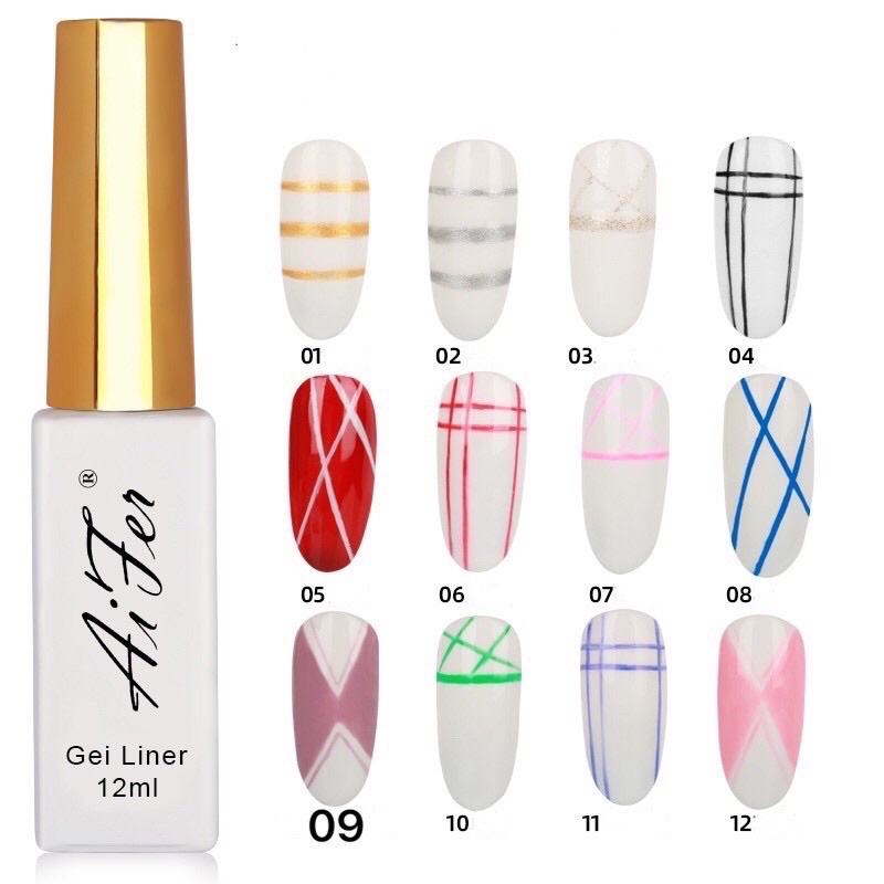 Gel Vẽ Cọ Nét Aifer Chính Hãng Nail