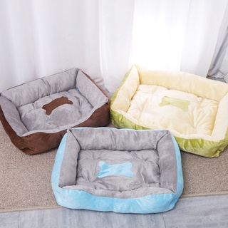 Đệm ấm cho chó mèo lót lông hình chữ nhật có size lớn cho thú cưng từ 10kg Donald Pet Shop