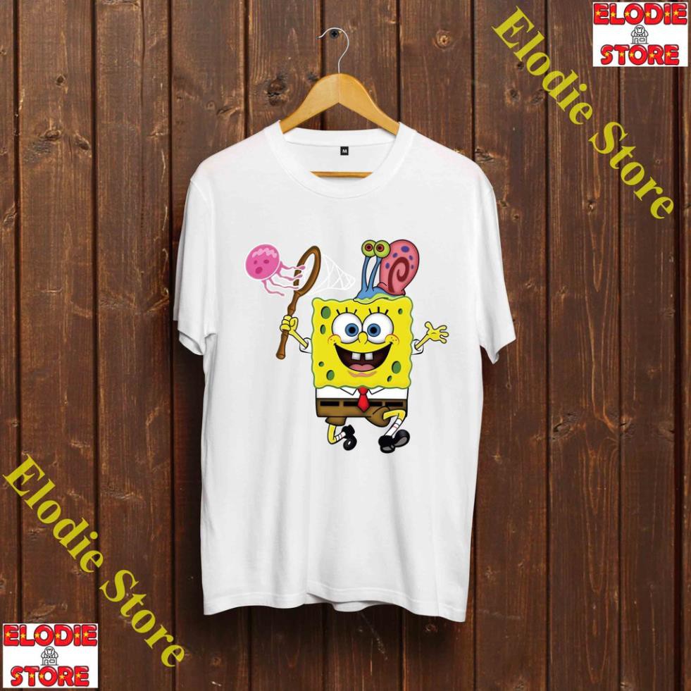 (SALE HOT) Áo Thun SpongeBob - Áo Thun Chú Bọt Biển Tinh Nghịch cực chất - cực đẹp - cực rẻ - SPB-003