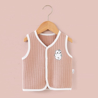 Áo khoác ghi lê dày dặn giữ ấm thời trang xuân thu dành cho bé sơ sinh