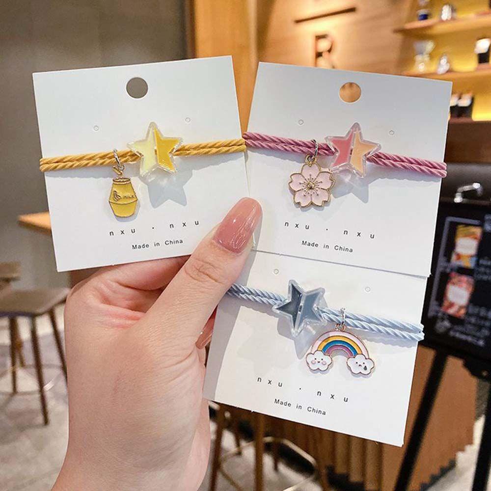 Vòng Tay Cặp Bằng Hợp Kim Họa Tiết Hoạt Hình Dễ Thương