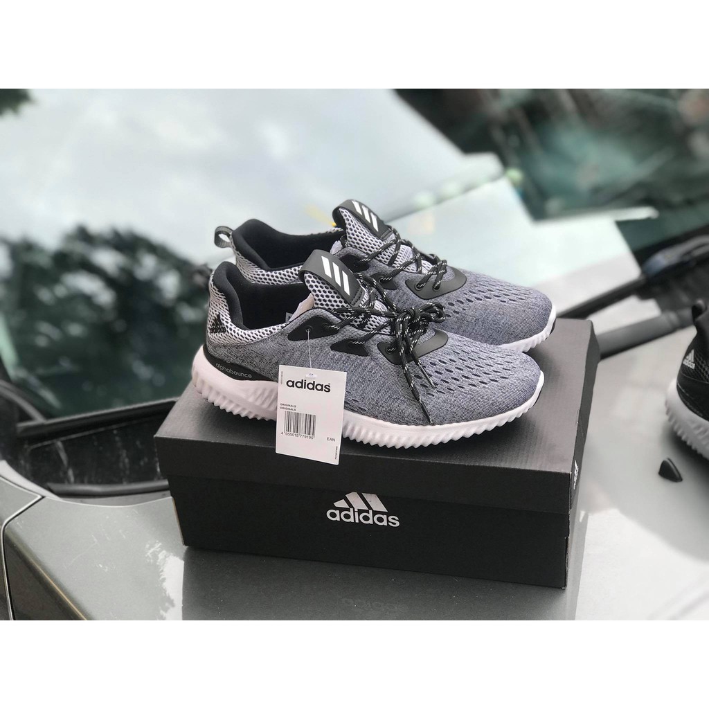 [FULL BOX + FREE SHIP 40K] Giày Sneaker Alpha Bounce Beyond Đen Đế Trắng