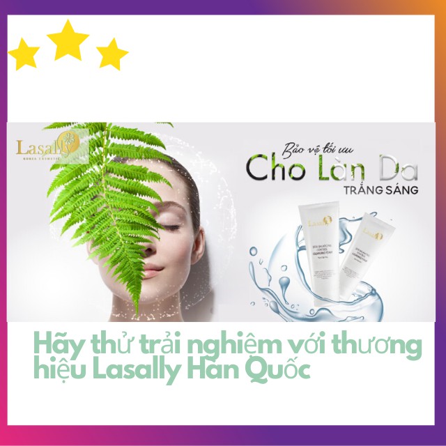 [NHẬP KHẨU CHÍNH HÃNG] Sữa Rửa Mặt Trắng Da Cao Cấp Thương Hiệu Lasally Da Dầu Khô Nhạy Cảm Trị Mụn Trị Nám Chống Nắng | BigBuy360 - bigbuy360.vn