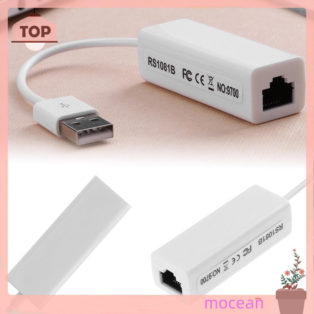 Bộ Chuyển Đổi Usb 2.0 Sang Rj45 Lan Ethernet 10 / 100mbps Win7 Cho Máy Tính