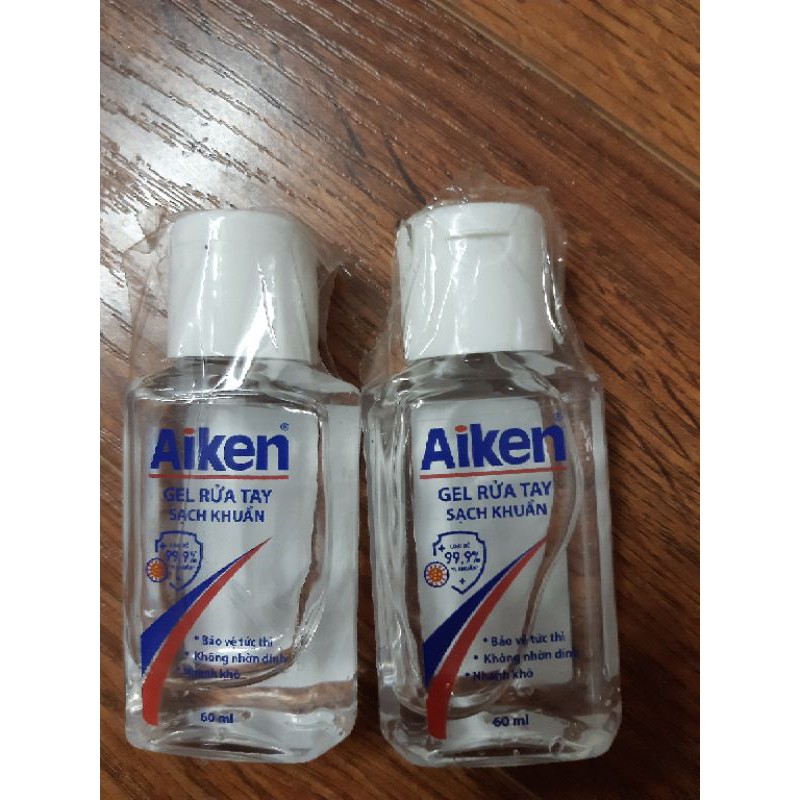 Gel rửa tay Aiken nhỏ gọn