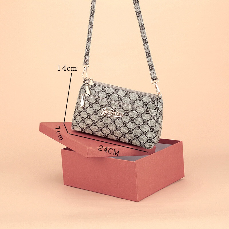 Túi đeo vai YADOU họa tiết cổ điển xinh xắn thời trang cho nữ