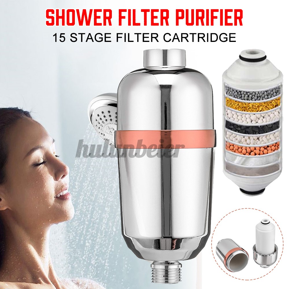 UPGRADE 5-level/15-level Shower Bath Water Purifier Water Filter With Filter Element