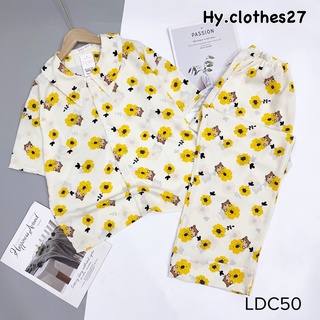[CÓ SIZE] BỘ NGỦ LỤA CỘC DÀI MANGO MỀM ĐẸP pyjama mặc nhà