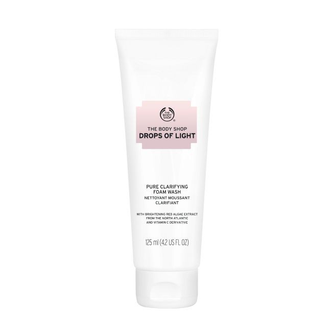 (hàng Mới Về) Sữa Rửa Mặt Tạo Bọt Làm Sáng Da 125ml The Body Shop Drops Of Light