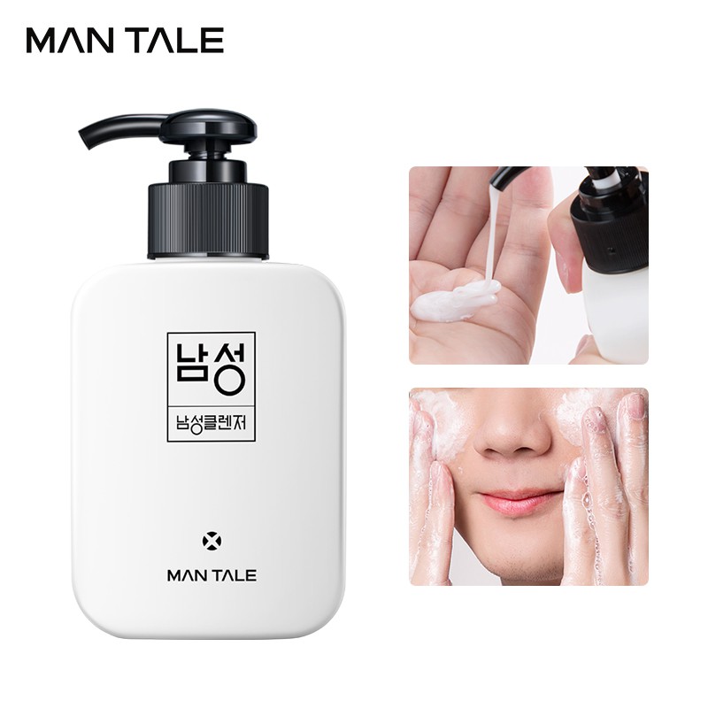 Sữa rửa mặt MAN TALE kiểm soát dầu làm sạch sâu lỗ chân lông bổ sung độ ẩm cho da 170ml | BigBuy360 - bigbuy360.vn