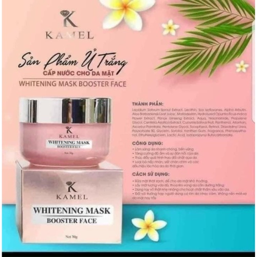 Cấy và ủ trắng mặt karmel cấp nước ch da mặt. làm sáng nhanh chóng bền vững , loại bỏ nếp nhăn vết chân chim và lão hóa