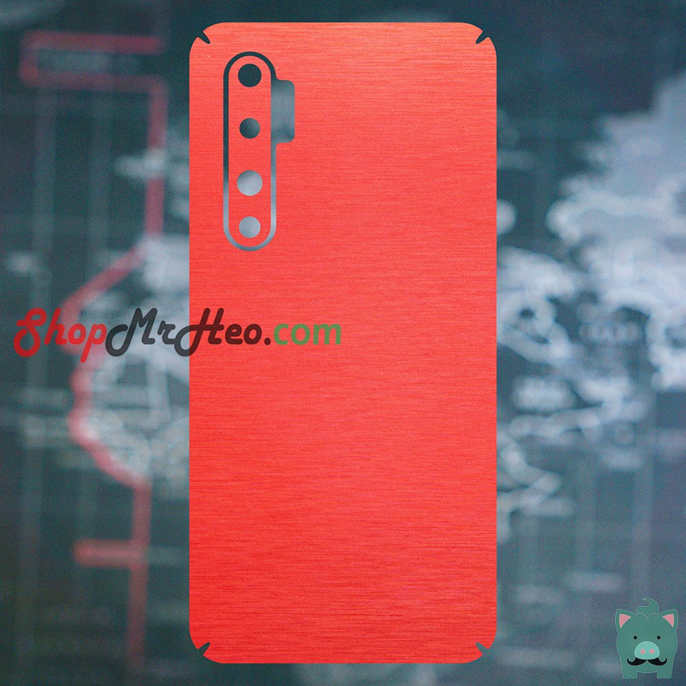 Dán Skin Mặt Sau Lưng Vân Nhôm Xiaomi Mi Note 10 - Note 10 Pro - Mi CC9 Pro - Mi Note 10 Lite