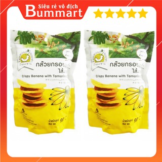 [SIÊU NGON] COMBO 2 GÓI CHUỐI KẸP ME THÁI LAN 90G