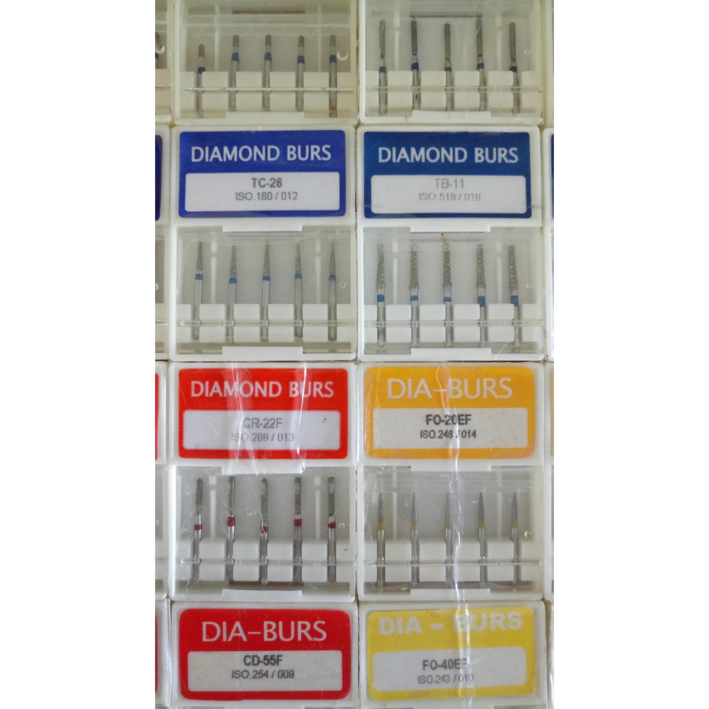 Combo 5 mũi mài FG nha khoa tay khoan nhanh High Speed - Diamond Burs 1.6mm