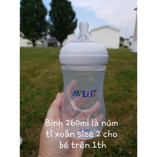 BÌNH SỮA AVENT 125ml VÀ 260ml