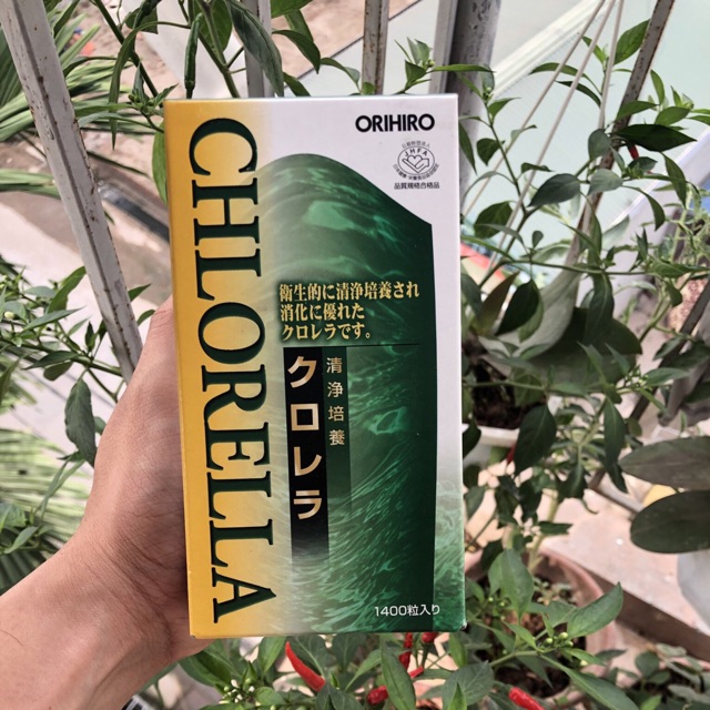 (Sale ) Tảo lục Orihiro Chlorella Nhật Bản 1400 viên ( date 2020)