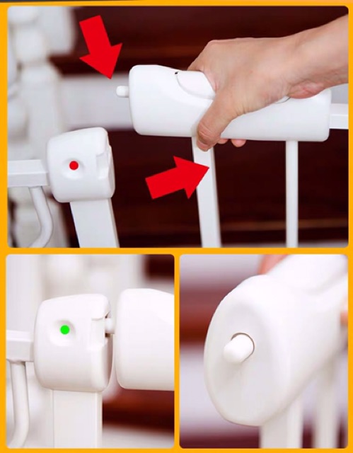 Chặn cửa cầu thang bảo vệ an toàn cho trẻ nhỏ, thú cưng