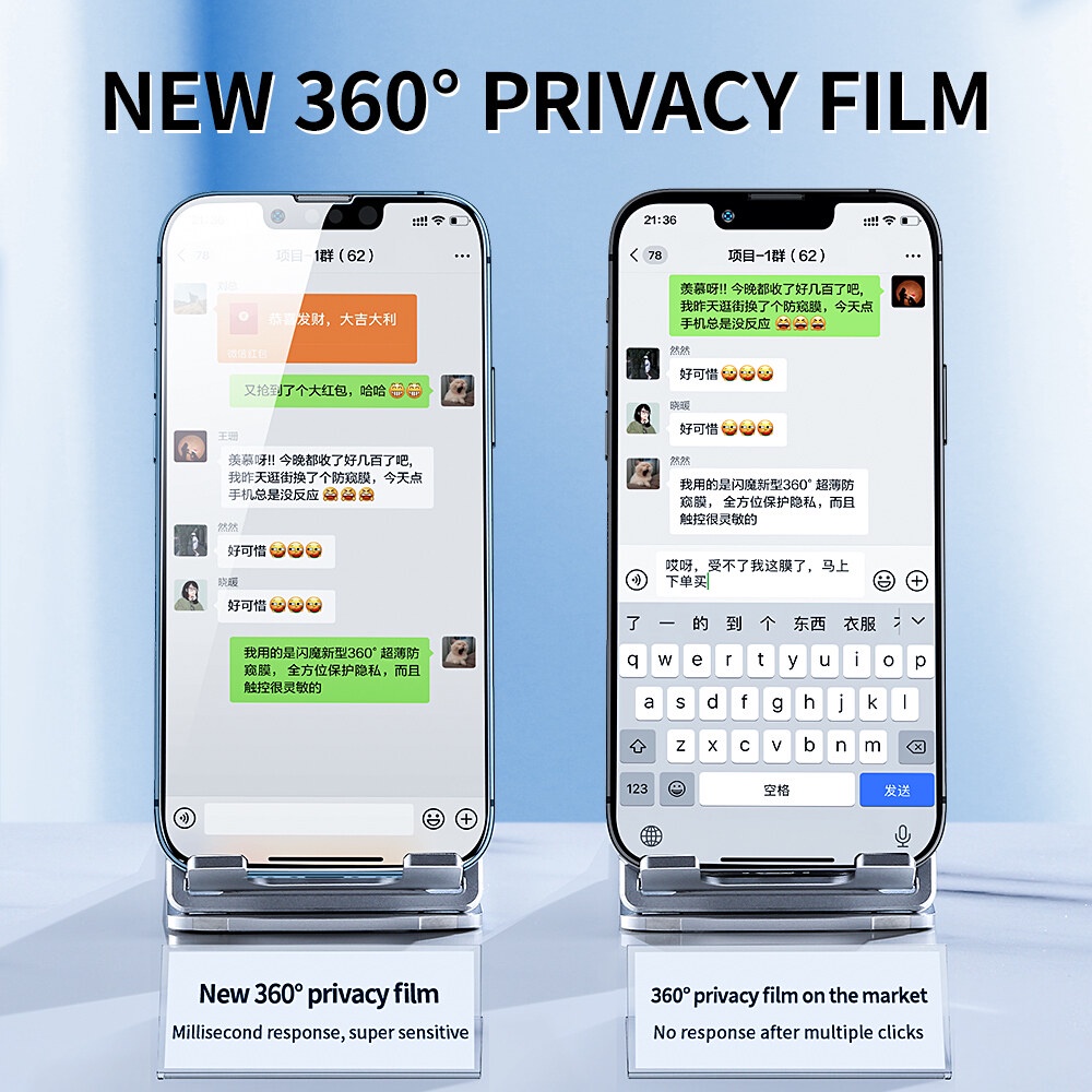 SmartDevil Phim dán màn hình SMARTDEVIL bảo vệ 360 độ chống dấu vân tay thích hợp cho iPhone 14/ 14 plus/ 14 pro/ 14 pro max