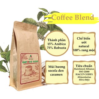 Cafe nguyên chất cà phê phin blend aeroco coffee nguyên chất 100% gói 250g