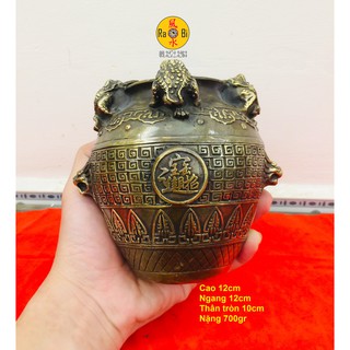 Lu thiềm thừ chiêu tài - tượng đồng phong thủy