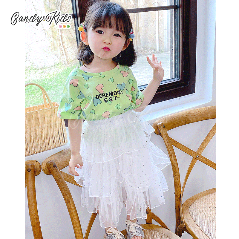 Áo Thun Cotton Ngắn Tay Cổ Tròn Thời Trang Cho Bé