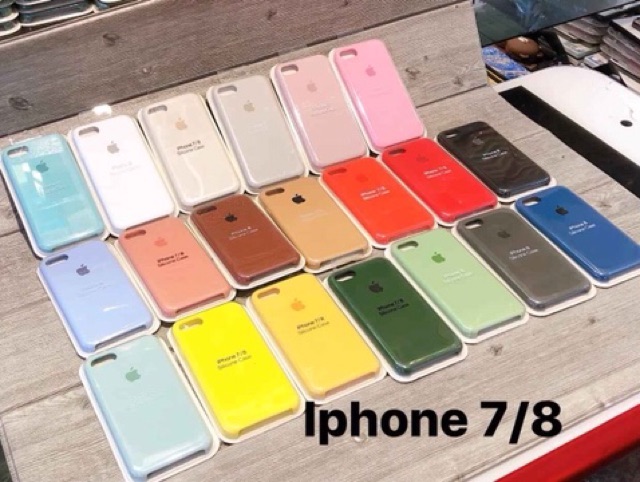 Ốp Chống Bẩn Logo Táo Cho iPhone 6/6s/6s Plus - 7/8/7 Plus/8 Plus - X/Xs/Xs Max - 11/11 Pro/11 Pro Max Đủ 15 Màu | BigBuy360 - bigbuy360.vn