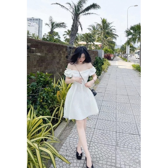 VÁY BABYDOLL NGẮN PHỐI LƯỚI (ảnh chụp thật 100%)