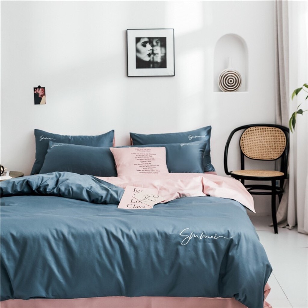 Bộ Vỏ Chăn Ga Gối LỤA TENCEL SUMOI 40s Cao Cấp Mềm Mịn | BigBuy360 - bigbuy360.vn