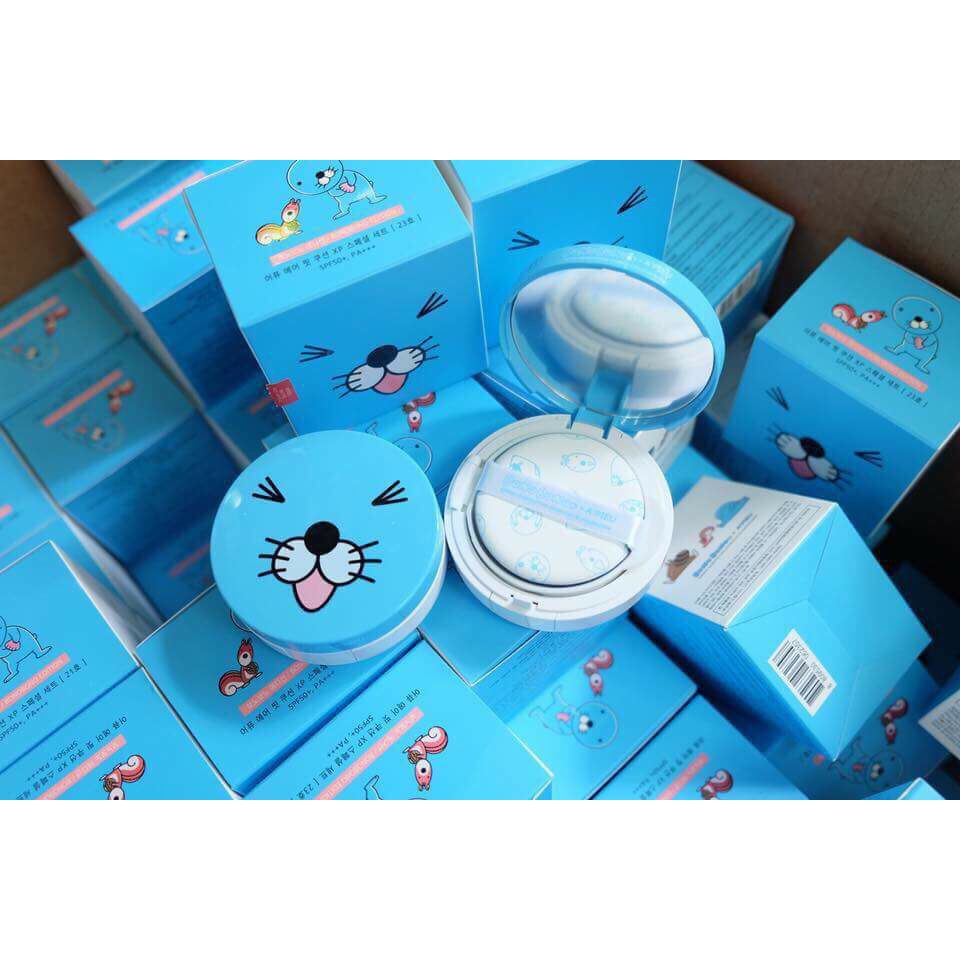 Phấn nước A'Pieu AirFit Cushion Bonobono Edition SPF50+