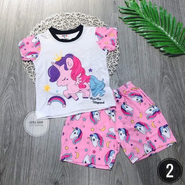 Bộ 3D Ngựa Pony cho bé gái (10-26kg)