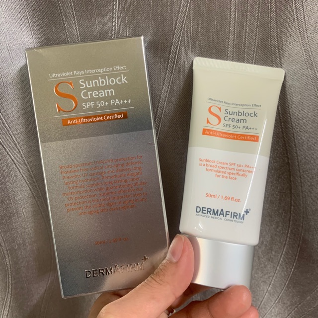 Chống nắng vật lý Sunblock Cream Spf50+ PA+++ of Dermafirm