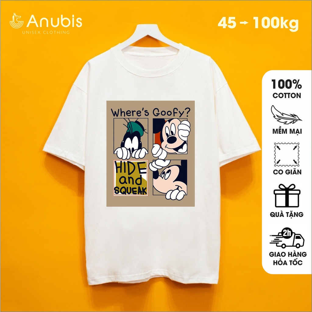 Áo thun Mickey and Goofy unisex Anubis Store