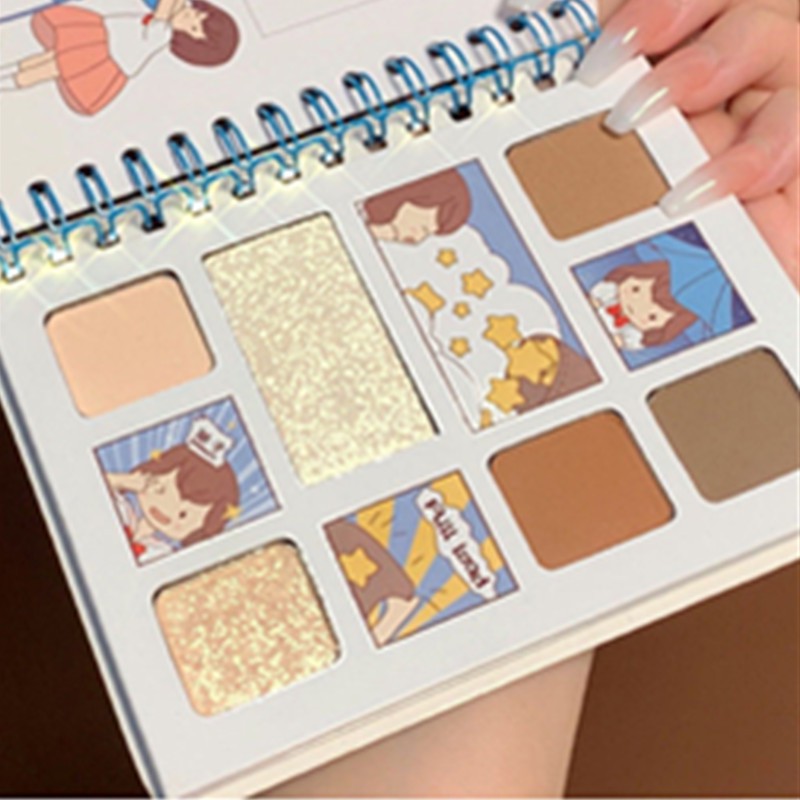 Bảng phấn mắt Maffick Note Book cao cấp  6 màu | BigBuy360 - bigbuy360.vn