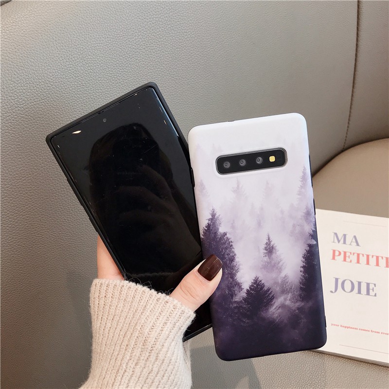 Ốp điện thoại mềm hình tranh vẽ cho Samsung Note 10 Note10 10+ 5G S10 S10+ S9 S9+ Note10+ Plus Note9 Note8 9 8 S8 S8+