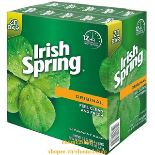 Lốc 20 Cục Xà bông 106,3g Irish Sping shopee.vn/ehome2shop.