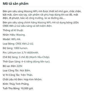 Đèn bin sieu sáng WFL H4