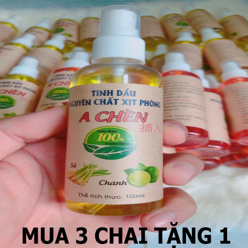 [Cực hiệu quả] Tinh dầu xịt phòng nguyên chất 100ml khử mùi, sát khuẩn, đuổi muỗi xua đuổi côn trùng