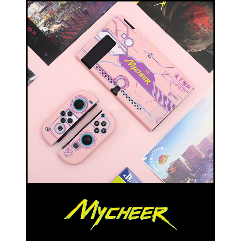Vỏ Bảo Vệ Màu Hồng Cho Máy Chơi Game Nintendo Switch