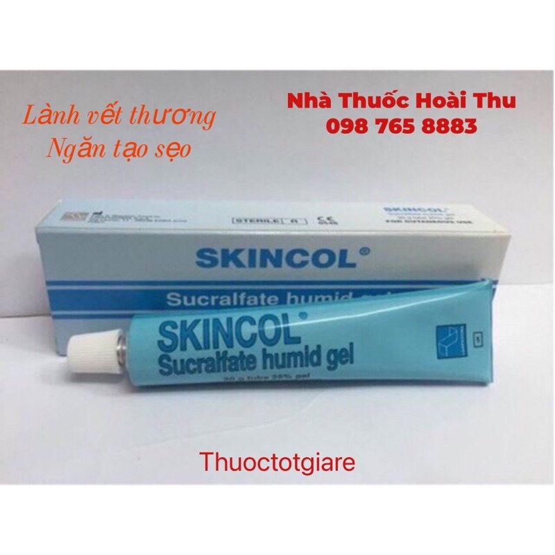 Kem bôi liền Sẹo Skincol - giúp nhanh lành vết thuong ,ngăn tạo sẹo