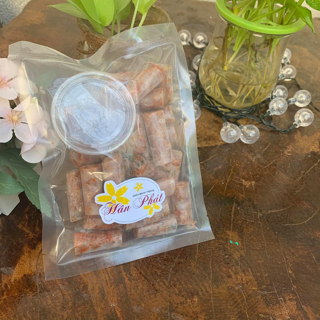 BÁNH TRÁNG CUỘN Thập cẩm CHẤM SỐT ME