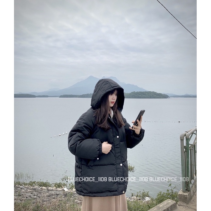 ÁO KHOÁC PHAO BÉO TRƠN BASIC FREESIZE ❤️‍