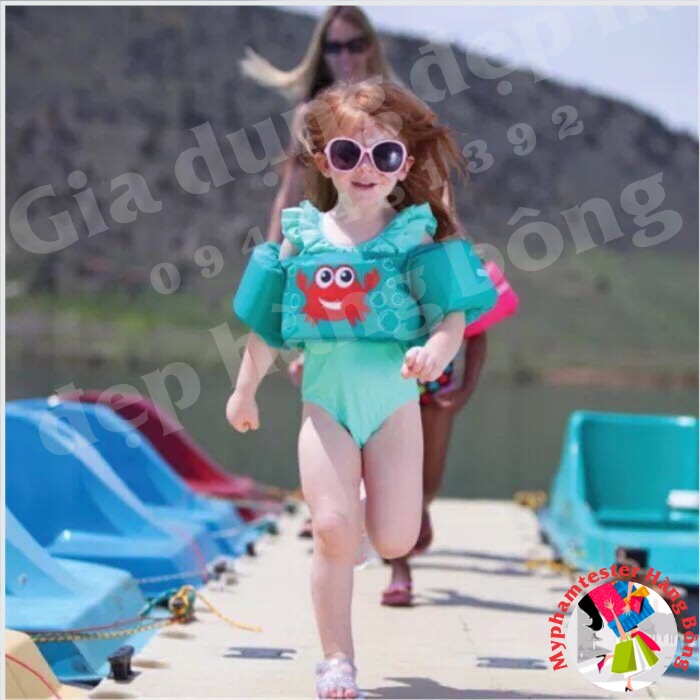 (SIÊU HOT) Phao tay liền thân cho bé siêu nhẹ và rất thoải mái