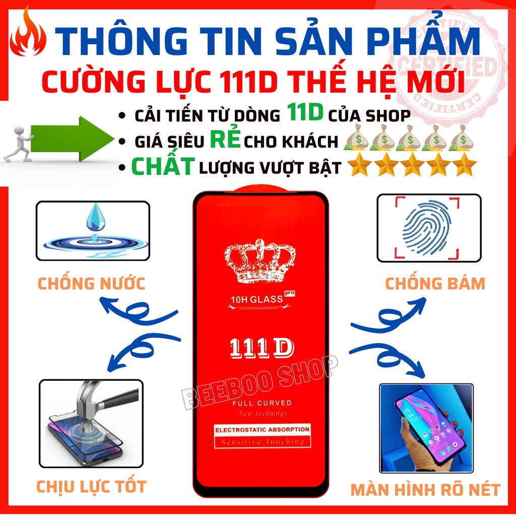 Kính Cường Lực Xiaomi Redmi K30/ K30 5G/ K30 PRO/ K40/ k40 5G/ K40 PRO/ K40 GAMING -Dán Full màn hình 111D và Trong suốt