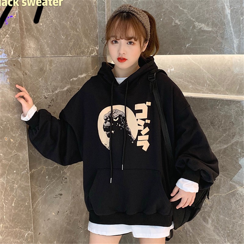 Áo Hoodie Unisex Chất Nỉ Bông Dáng Rộng Ulzzang Cho Nữ - Liti shop